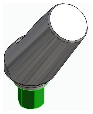 BIOPLANT, Universal abutment, angled, positioned, type-A