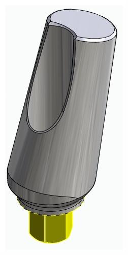 BIOPLANT, Universal abutment, angled, positioned, type-A