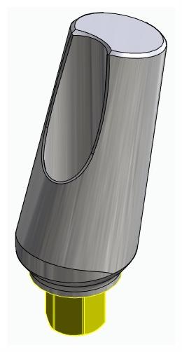 BIOPLANT, Universal abutment, angled, positioned, type-B