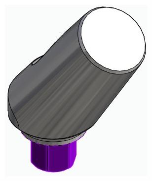 BIOPLANT, Universal abutment, angled, positioned, type-B