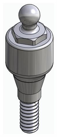 BIONIKA CORTICAL, Ball abutment, OC, micro