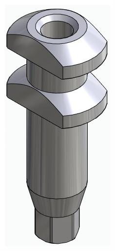BIONIKA CORTICAL, Impression coping for open tray, uniform, positioned