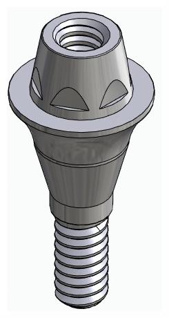 BIONIKA CORTICAL, Multi-unit abutment, straight, screwable, narrow, LT2.7