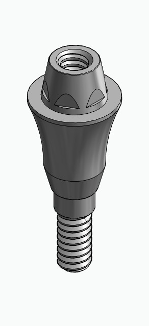 BIONIKA CORTICAL, Multi-unit abutment, straight, screwable, narrow, LT2.7