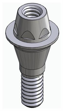 BIONIKA CORTICAL, Multi-unit abutment, straight, screwable, narrow, LT2.7