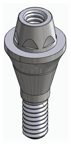 BIONIKA CORTICAL, Multi-unit abutment, straight, screwable, narrow, LT2.7