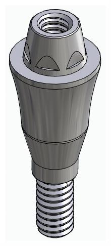 BIONIKA CORTICAL, Multi-unit abutment, straight, screwable, narrow, LT2.7