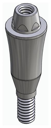 BIONIKA CORTICAL, Multi-unit abutment, straight, screwable, narrow, LT2.7