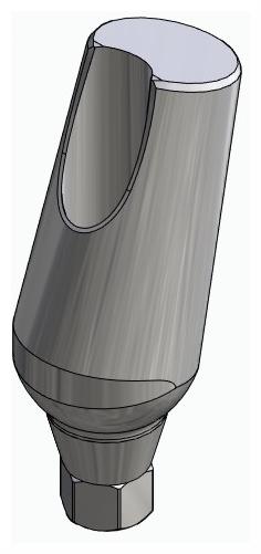 BIONIKA CORTICAL, Universal abutment, angled, positioned, type-B
