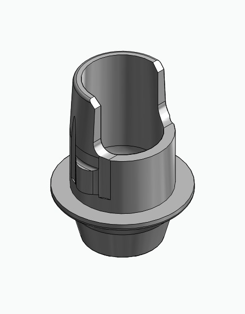 BIONIKA ECOPLANT, Flexi base, implant level, non-positioned
