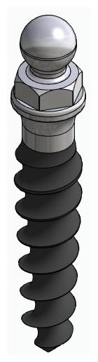 BIONIKA SLIM, Implant, stabile, ball head, normal