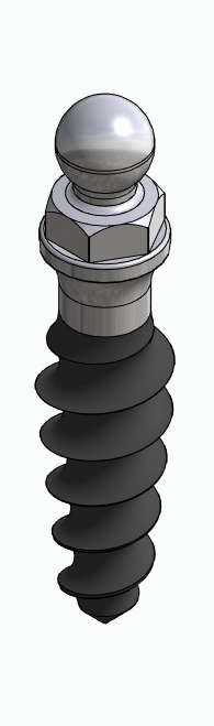 BIONIKA SLIM, Implant, stabile, ball head, normal