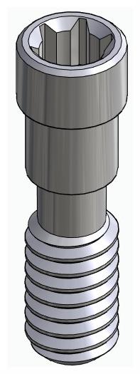BIONIKA RP, Abutment screw for angled multi-unit abutment