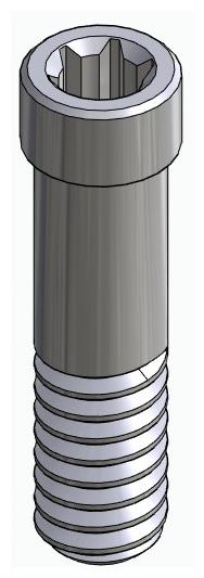 BIONIKA RP, Abutment screw for angled multi-unit abutment