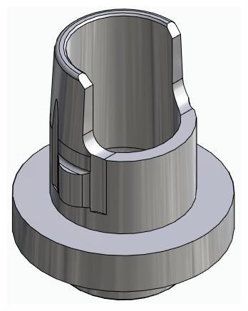 BIONIKA RP, Flexi base, implant level, non-positioned