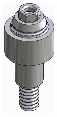 BIONIKA RP, Multi-unit abutment, straight, screwable, wide, LT2