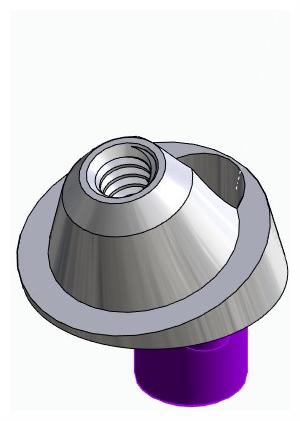 BIONIKA RP, Multi-unit abutment, angled, positioned, wide, LT2, type-A