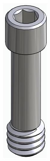 BIONIKA CA, Abutment screw for angled multi-unit abutment