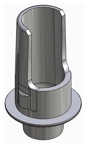 BIONIKA CA, Flexi base, implant level, non-positioned