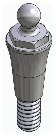 BIONIKA CA, Ball abutment, OC, micro