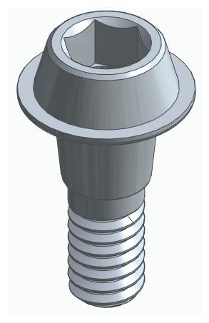 BIONIKA CA, Multi-unit abutment, straight, screwable, narrow