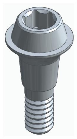 BIONIKA CA, Multi-unit abutment, straight, screwable, narrow