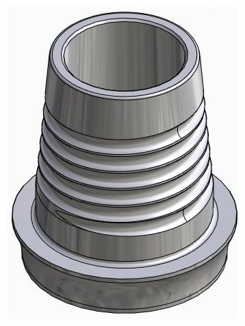 BIONIKA CA, Titanium base, multi-unit level, non-positioned