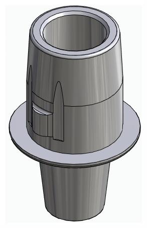 BIONIKA CA, Titanium base, non-positioned