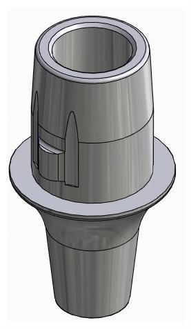BIONIKA CA, Titanium base, non-positioned