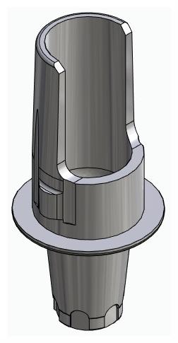 BIONIKA CX, Flexi base, implant level, positioned, type-A