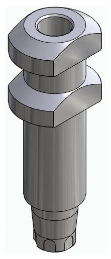 BIONIKA CX, Impression coping for open tray, uniform, positioned