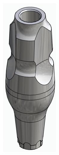BIONIKA CX, Impression coping for closed tray, uniform, positioned