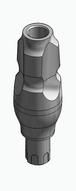 BIONIKA CX, Impression coping for closed tray, uniform, positioned