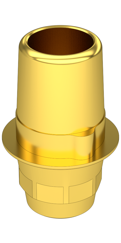 UNIFORM Straumann® Sin Octa® (ST) Compatible, Titanium base, implant level, positioned