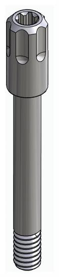 BIONIKA ST, Impression coping screw, open tray, short