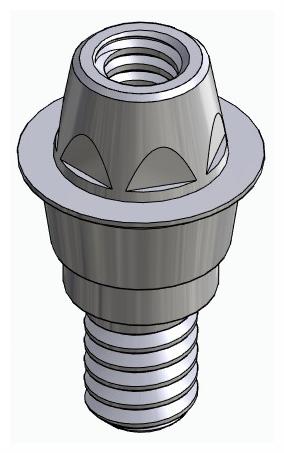 BIONIKA ST, Multi-unit abutment, straight, screwable, narrow, LT2.7