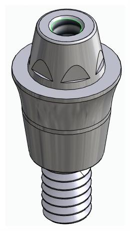 BIONIKA ST, Multi-unit abutment, straight, screwable, narrow, LT2.7
