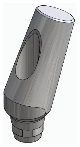 BIONIKA ST, Universal abutment, angled, positioned, type-A