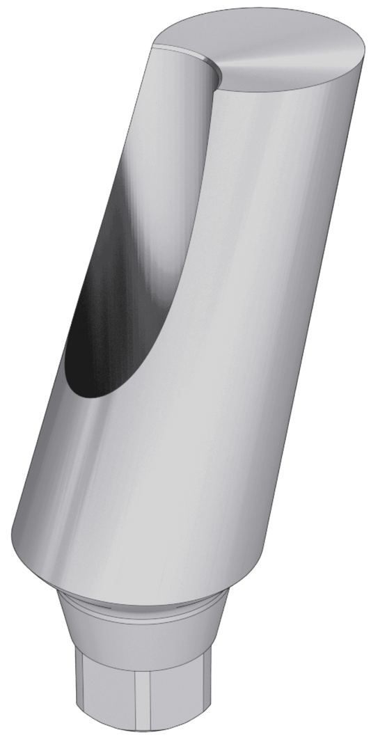 BIONIKA ACTIVAL, Narrow abutment, angled, positioned, type-A