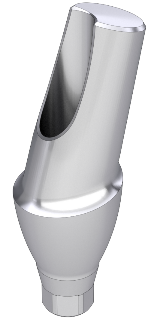 BIONIKA ACTIVAL, Anatomic abutment, angled, 15°, positioned, type-A
