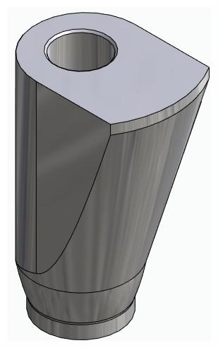 BIONIKA BR, Delta abutment, positioned