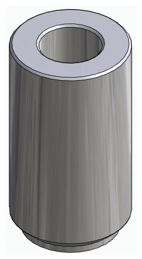 BIONIKA BR, Cylindrical abutment, straight, positioned