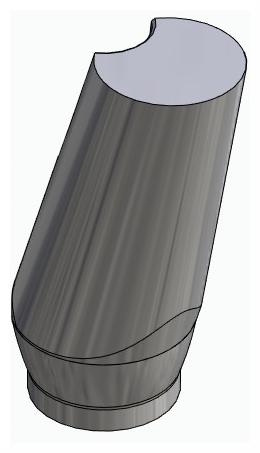 BIONIKA BR, Universal abutment, angled, positioned, type-A