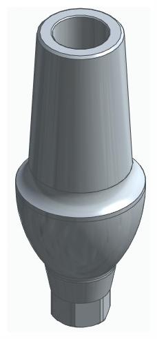 BIONIKA AS, Anatomic abutment, straight, positioned