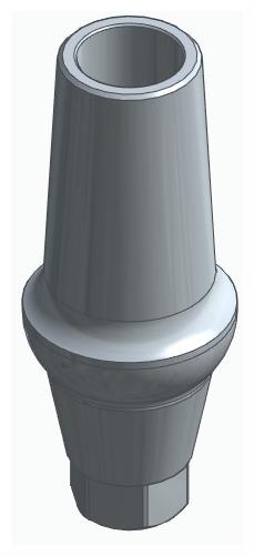 BIONIKA AS, Anatomic abutment, straight, positioned