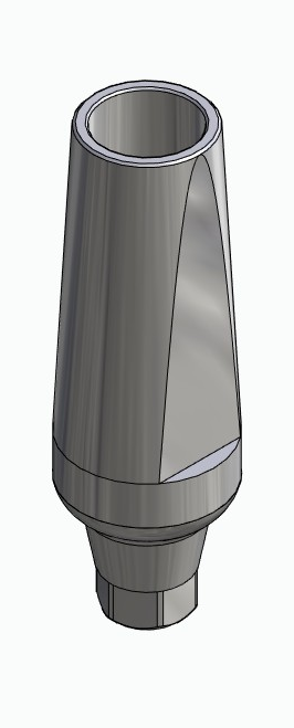 BIONIKA AS, Narrow abutment, straight, positioned