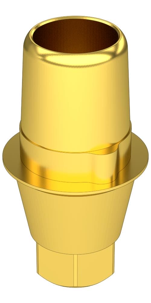 BIONIKA Actival, Titanium base, implant level, positioned