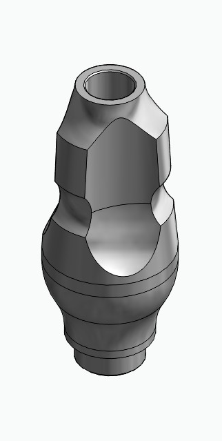 BIONIKA AS, Impression coping for closed tray, uniform, non-positioned