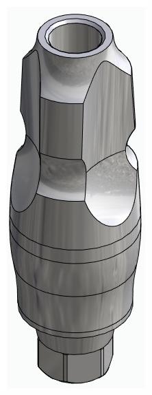 BIONIKA AS, Impression coping for closed tray, uniform, positioned