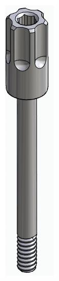 BIONIKA AS, Impression coping screw, open tray, short